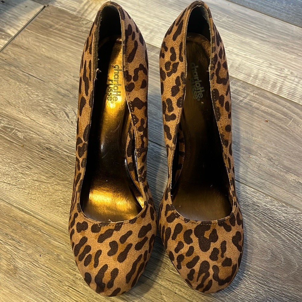 Charolette Russe cheetah print heel. Size 10
